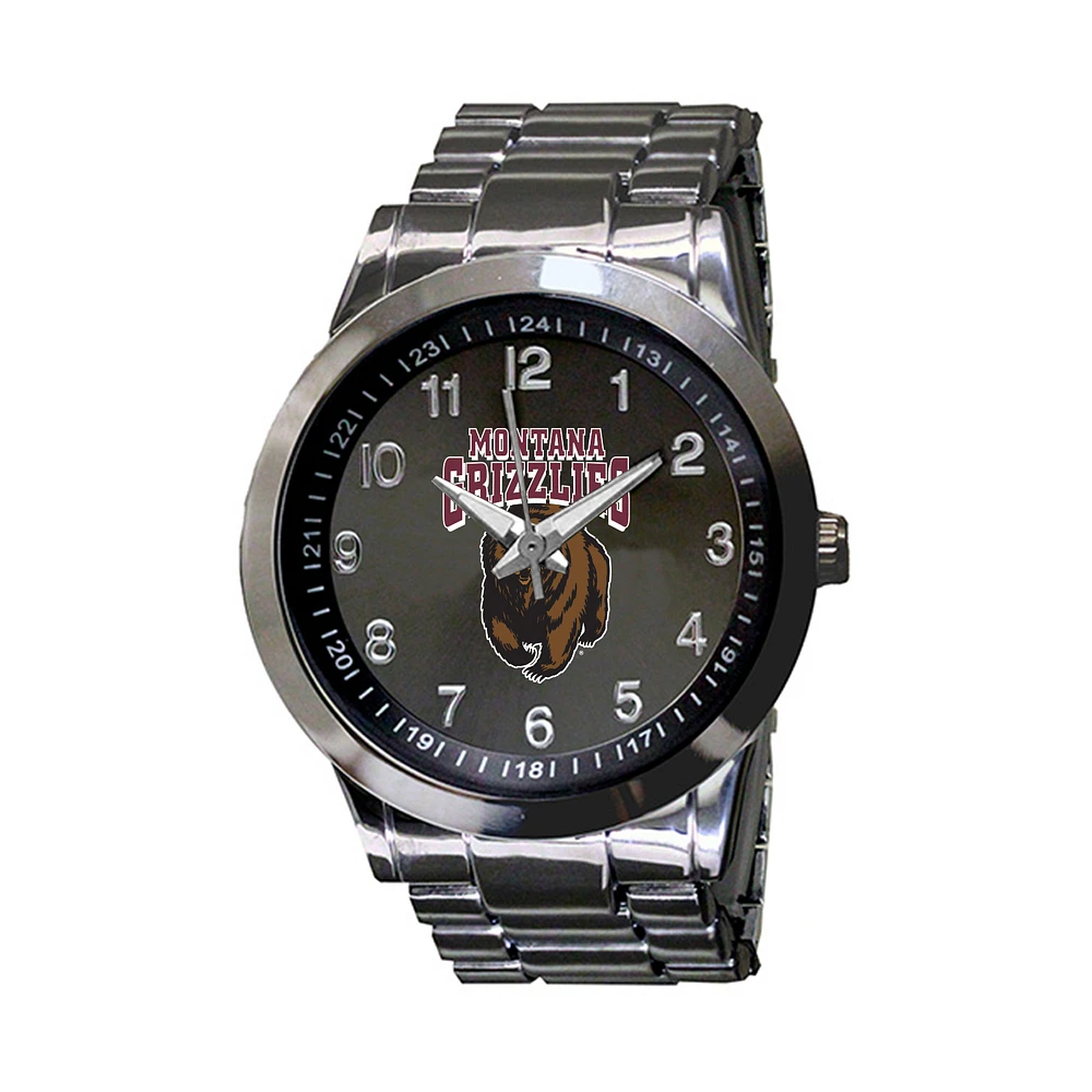 Men's Gunmetal Montana Grizzlies Integris Stainless Steel Watch