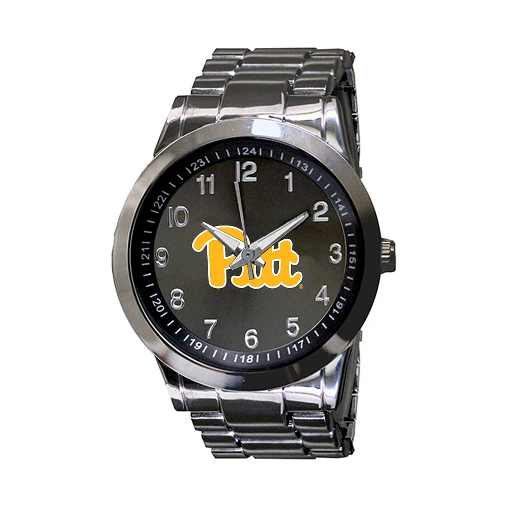 Men's Gunmetal Pittsburgh at Bradford Panthers Integris Stainless Steel Watch
