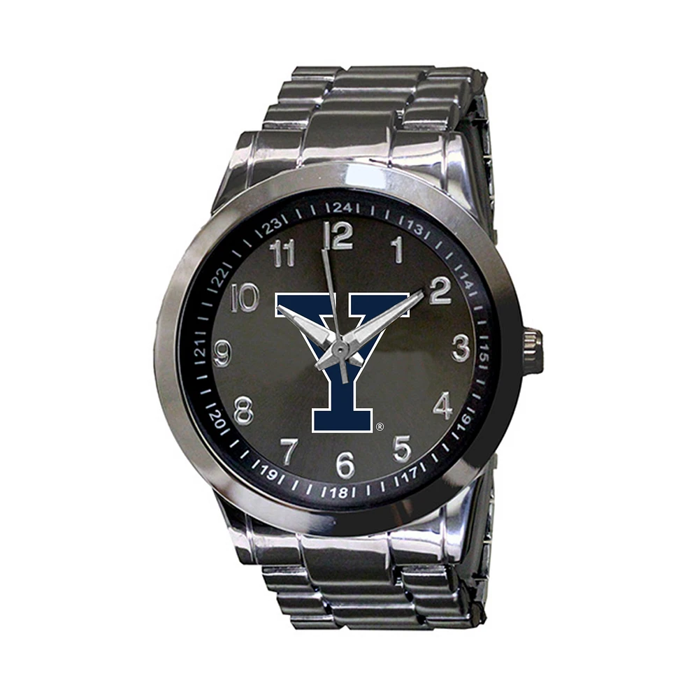 Men's Gunmetal Yale Bulldogs Integris Stainless Steel Watch