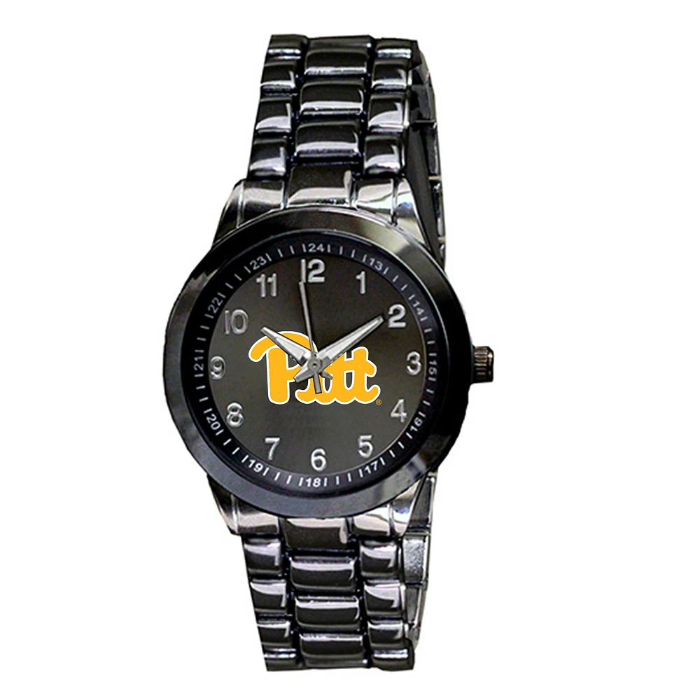 Women's Gunmetal Pittsburgh at Bradford Panthers Integris Stainless Steel Watch