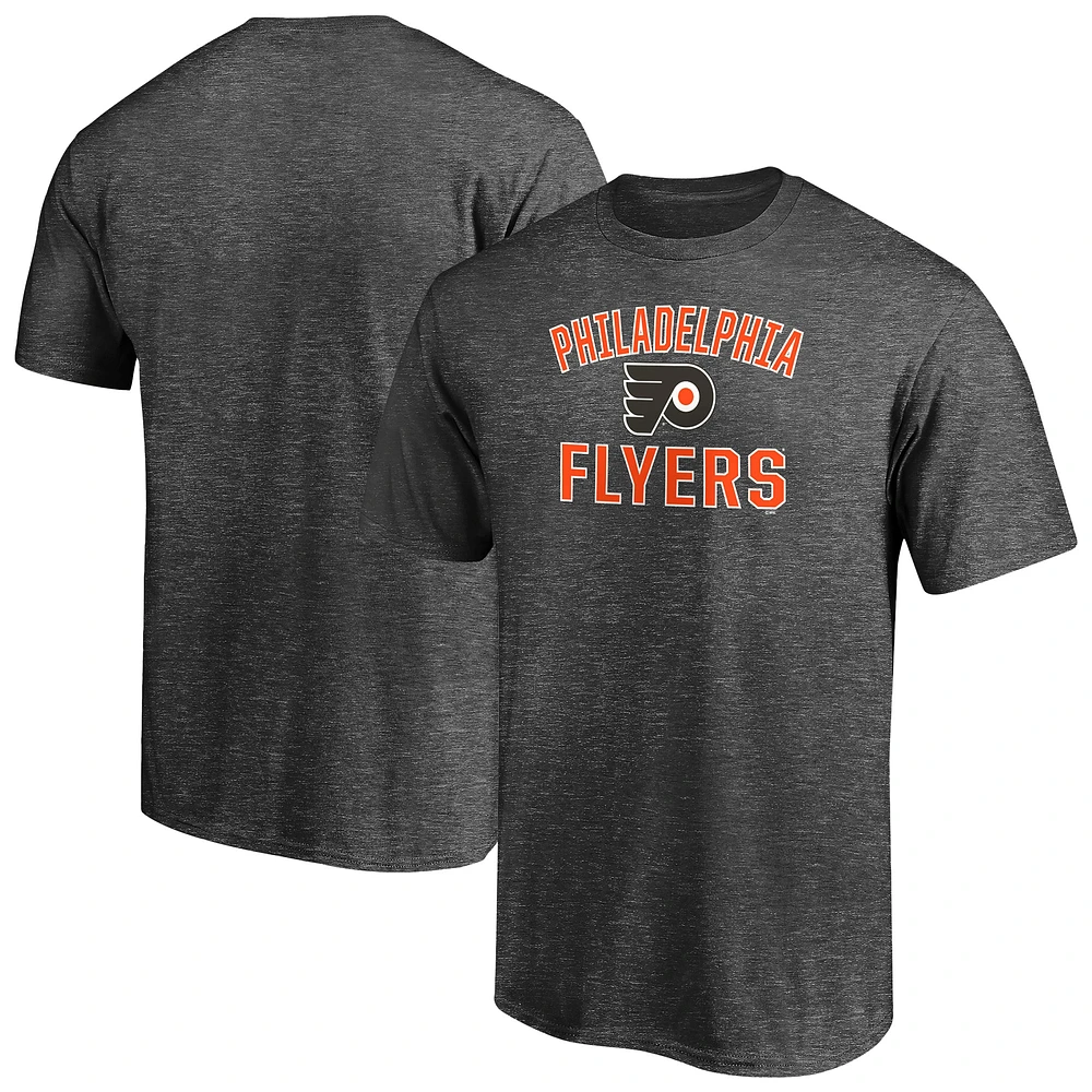 Men's Charcoal Philadelphia Flyers Victory Arch T-Shirt