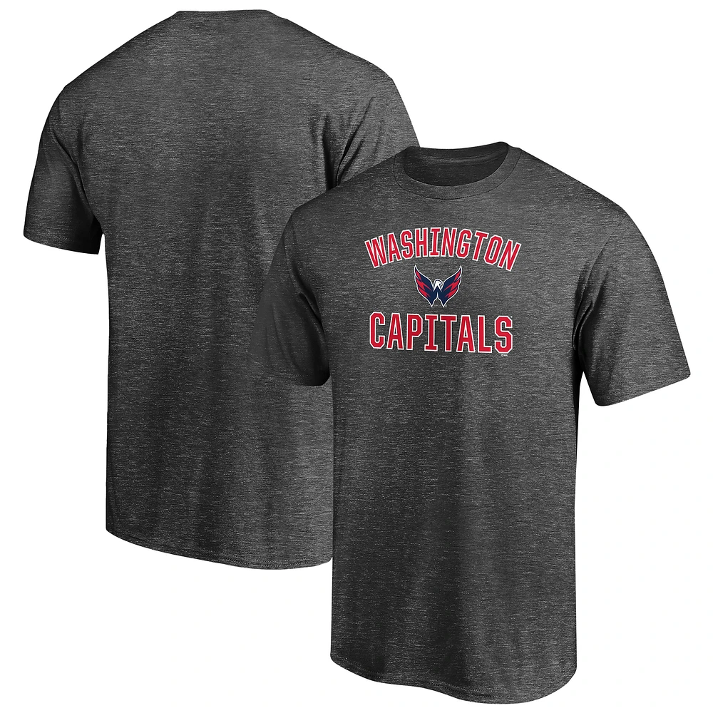 Men's Charcoal Washington Capitals Victory Arch T-Shirt