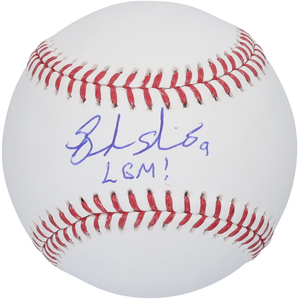 Brandon Nimmo New York Mets Autographed Baseball with "LGM" Inscription