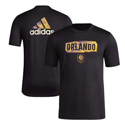 Men's adidas Black Orlando City SC Local Pop AEROREADY T-Shirt