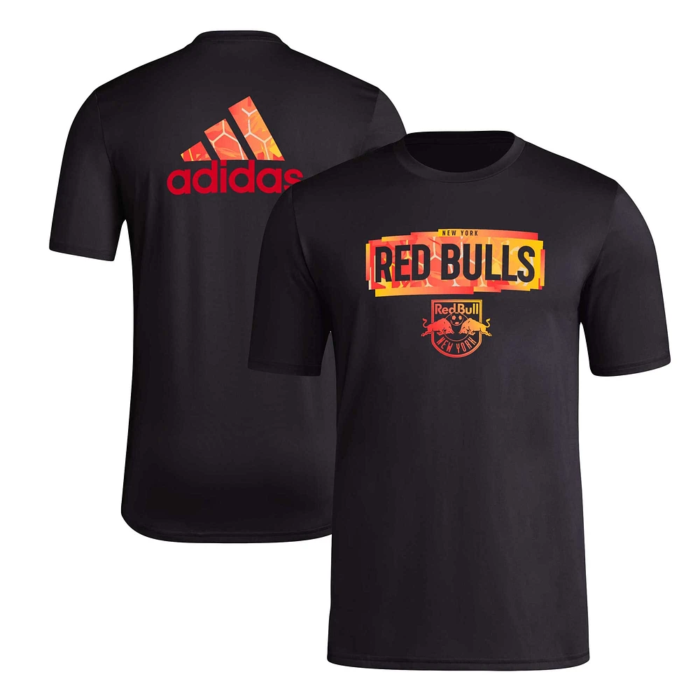 Men's adidas Black New York Red Bulls Local Pop AEROREADY T-Shirt