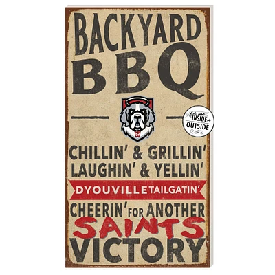D'youville Saints 11" x 20" Indoor/Outdoor BBQ Sign