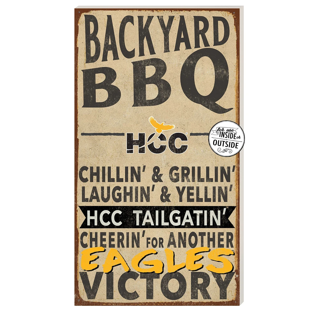 Houston Community College 11" x 20" Indoor/Outdoor BBQ Sign