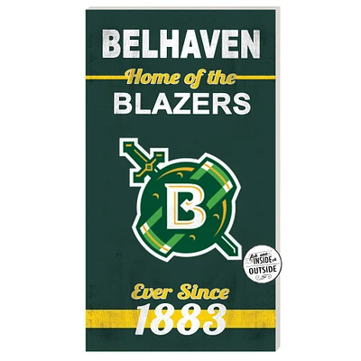 Belhaven Blazers 11" x 20" Indoor/Outdoor Home Of The Sign