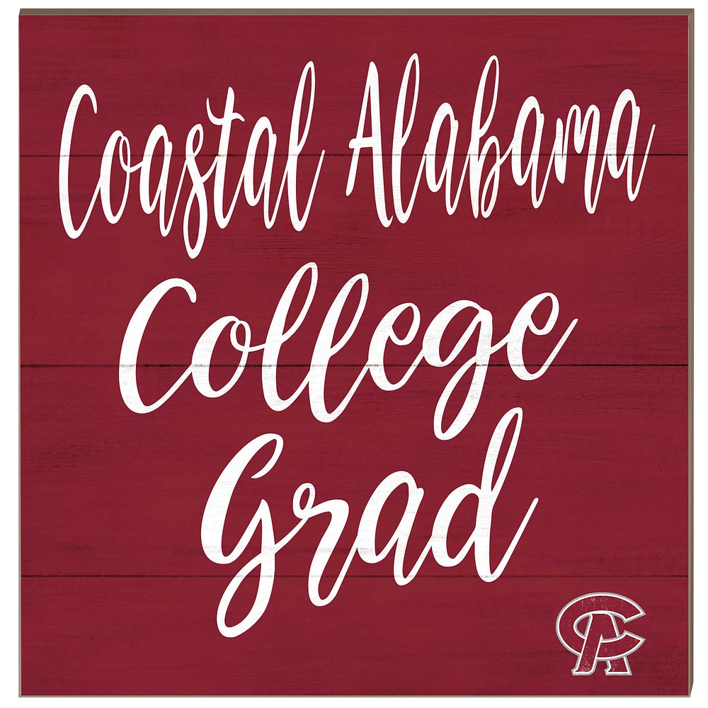 Coastal Alabama Community College 10'' x 10'' Grad Plaque