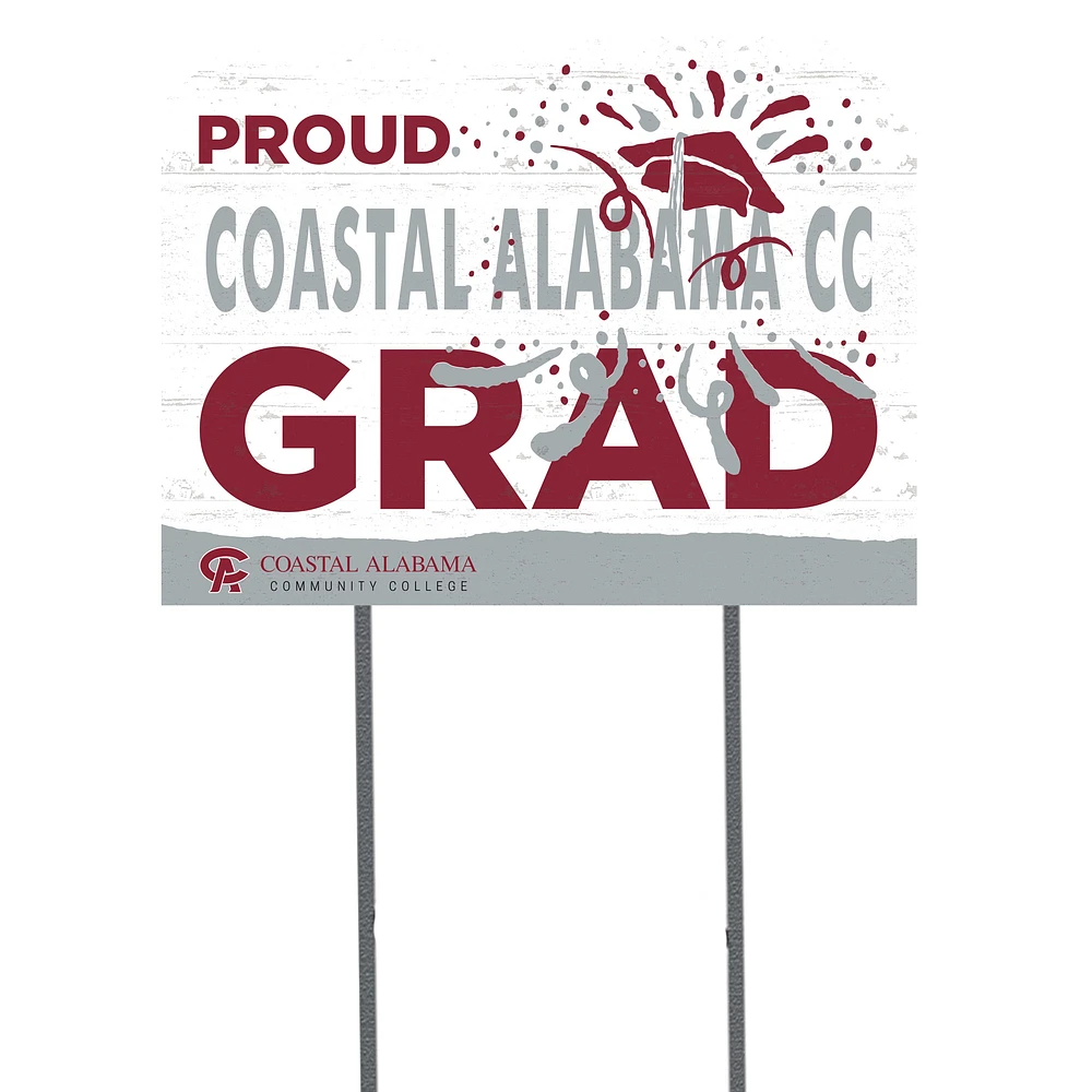 Coastal Alabama Community College 18" x 24" Grad Yard Sign