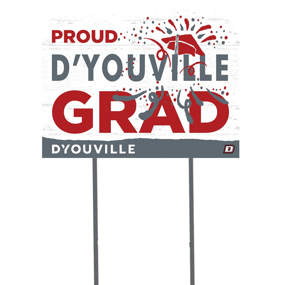 D'youville Saints 18" x 24" Grad Yard Sign