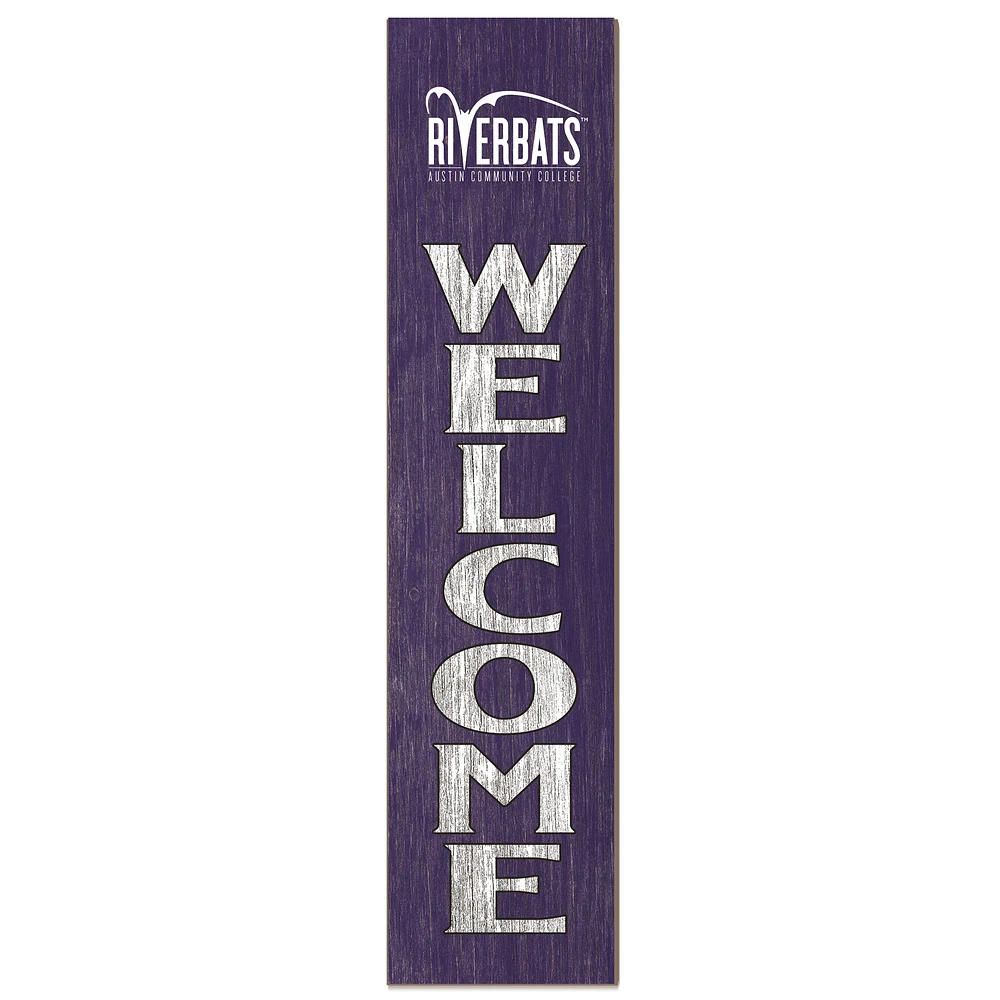 Austin Community College 12'' x 48'' Welcome Outdoor Leaner