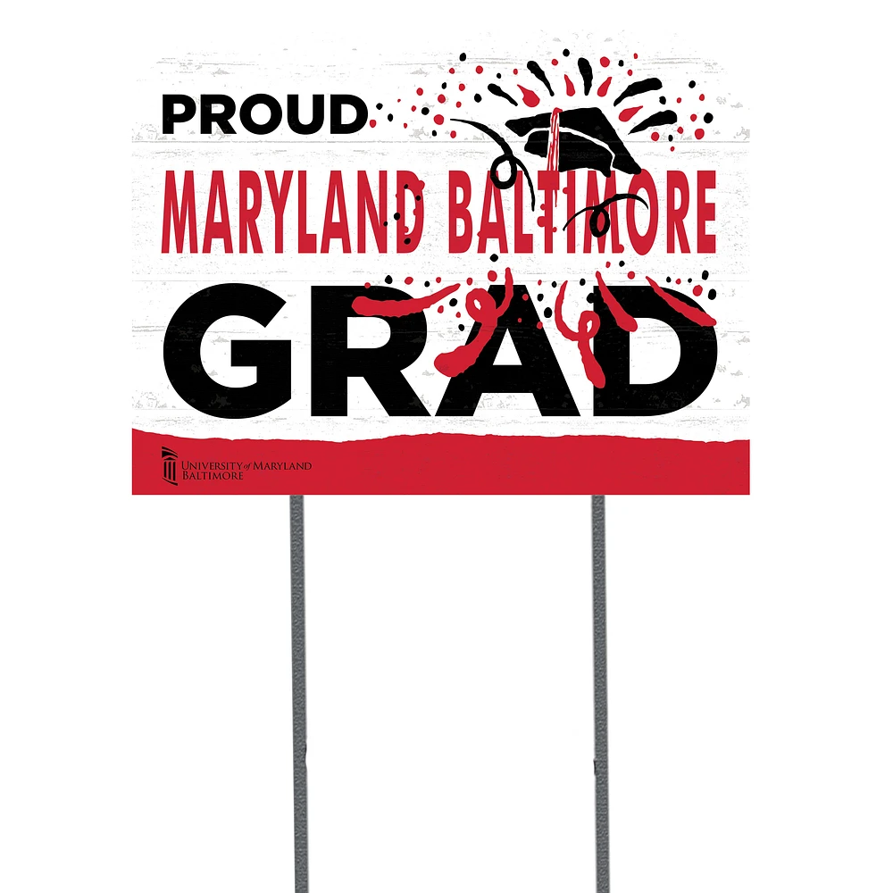 University of Maryland Baltimore 18" x 24" Grad Yard Sign