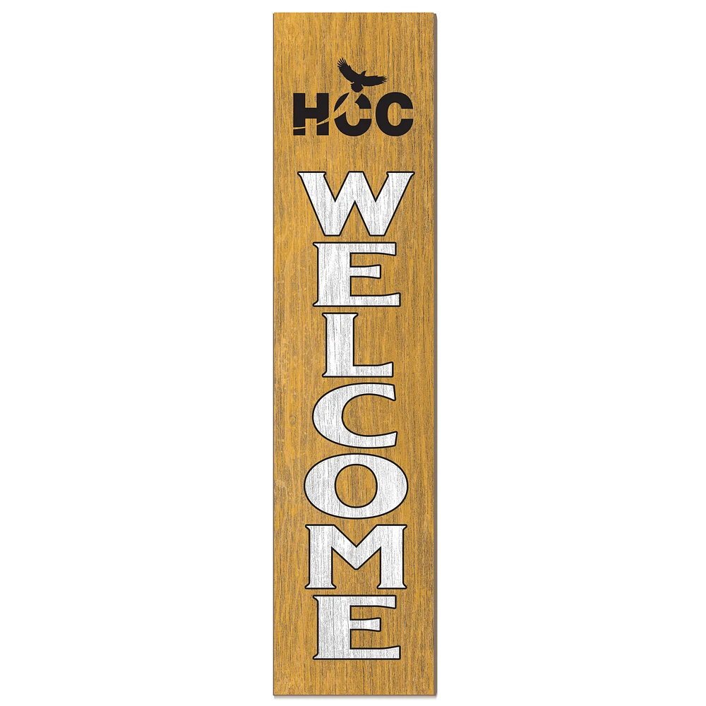 Houston Community College 12'' x 48'' Welcome Outdoor Leaner