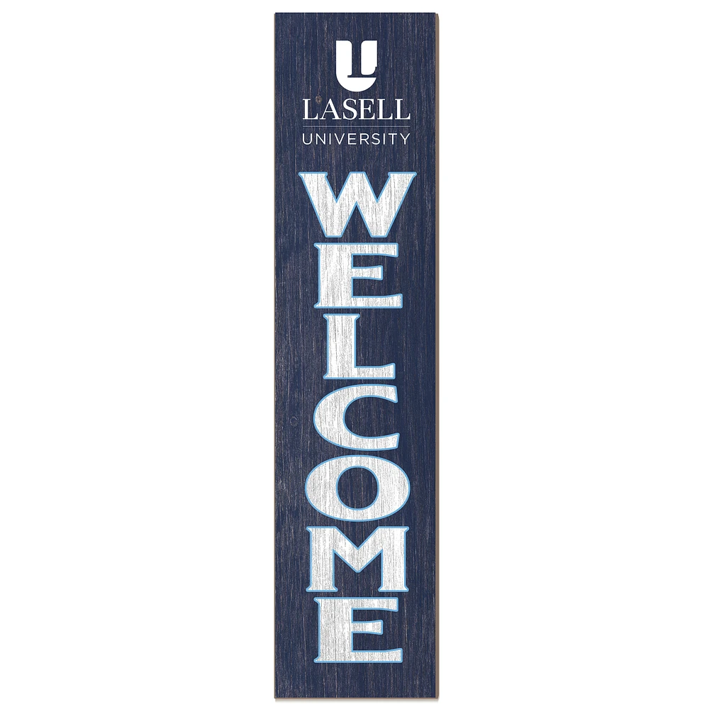 Lasell Lasers 12'' x 48'' Welcome Outdoor Leaner