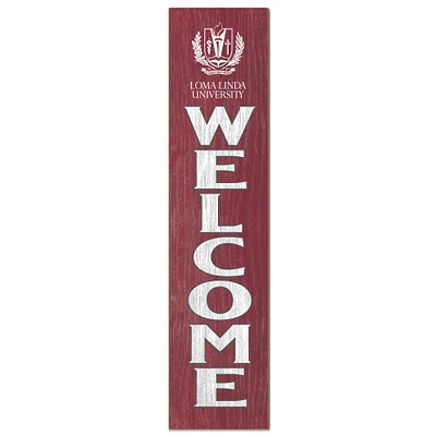 LLU Lions 12'' x 48'' Welcome Outdoor Leaner