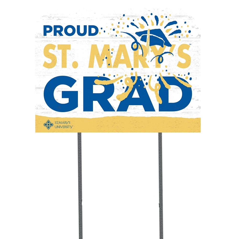 St. Mary's University Rattlers 18" x 24" Grad Yard Sign