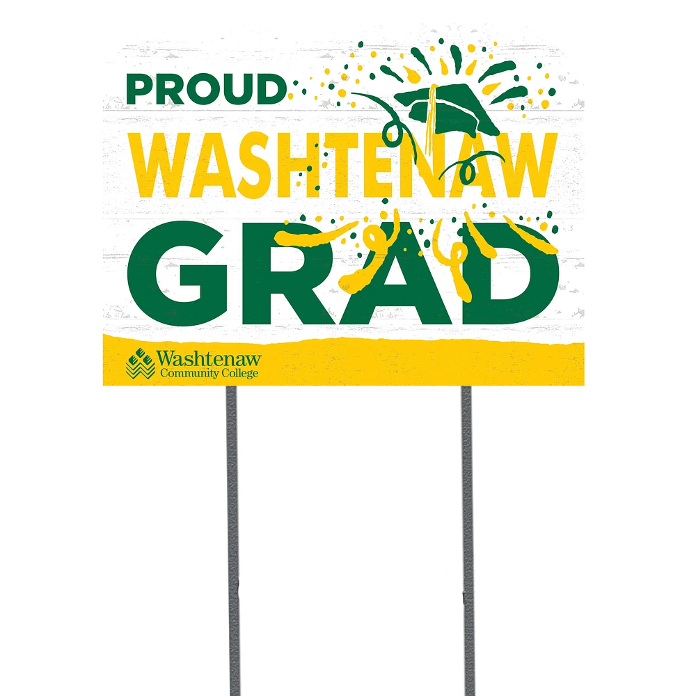 Washtenaw Community College 18" x 24" Grad Yard Sign