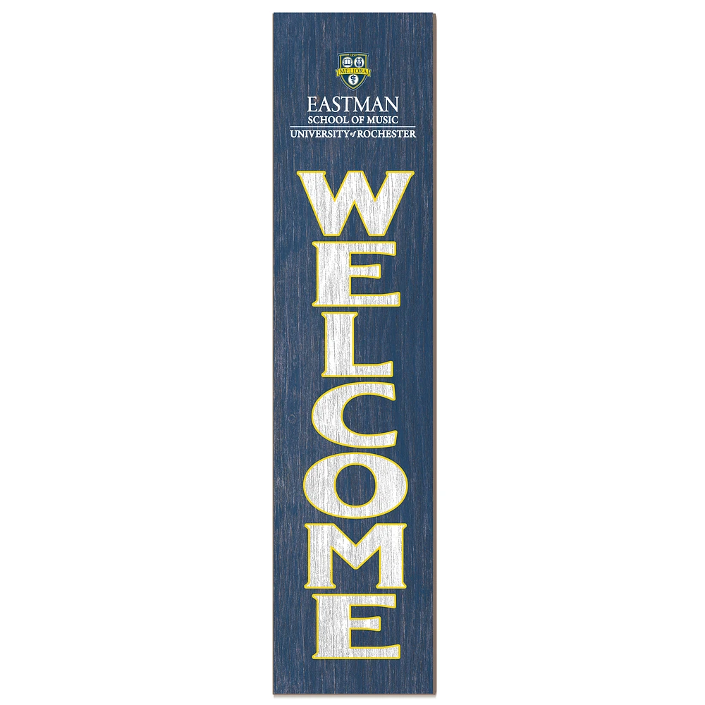 Rochester Yellow Jackets 12'' x 48'' Welcome Outdoor Leaner