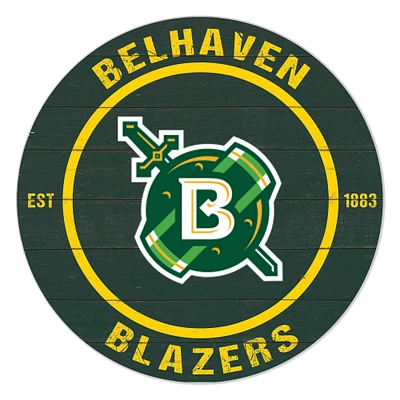 Belhaven Blazers 20'' x 20'' Indoor/Outdoor Team Color Circle Sign