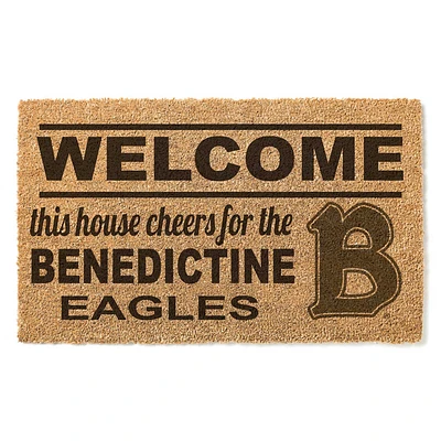 Benedictine Eagles 18" x 30" Welcome Doormat