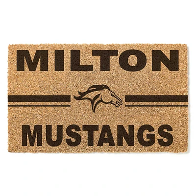 Milton Academy Mustangs 18" x 30" Team Logo Doormat
