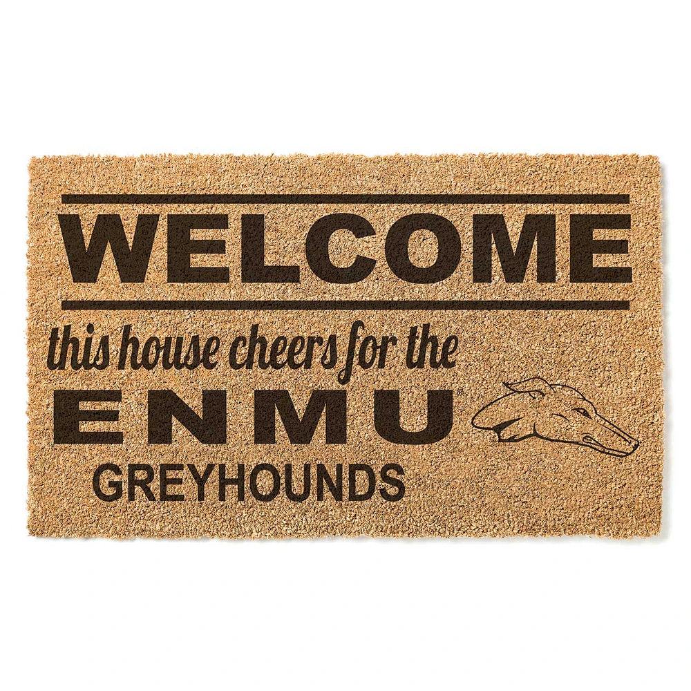 Eastern New Mexico Greyhounds 18" x 30" Welcome Doormat