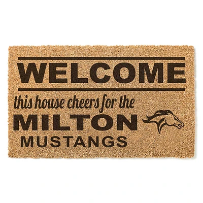Milton Academy Mustangs 18" x 30" Welcome Doormat