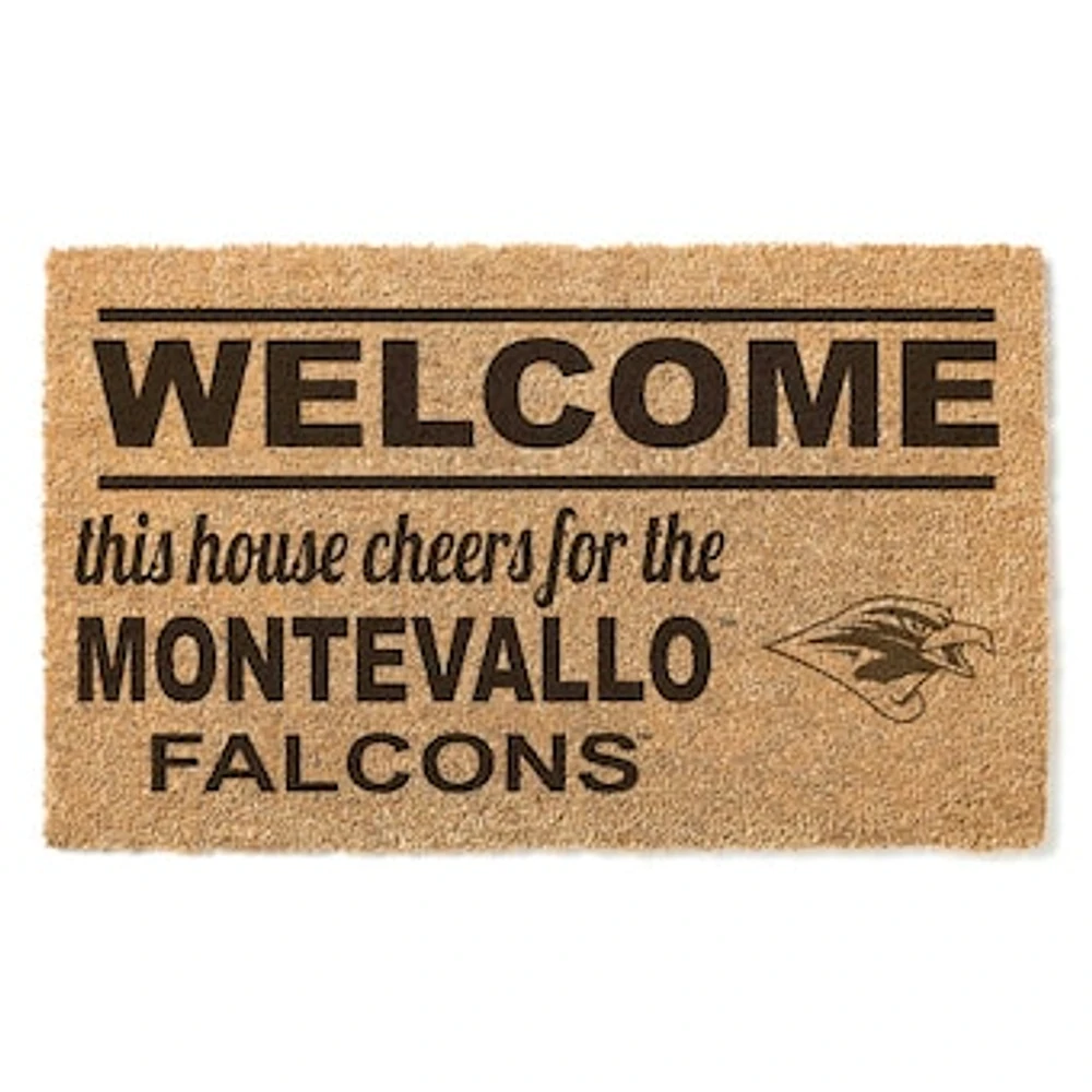 Montevallo Falcons 18" x 30" Welcome Doormat