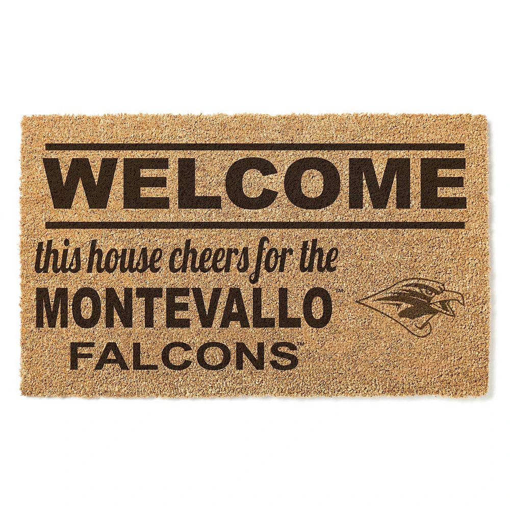 Montevallo Falcons 18" x 30" Welcome Doormat