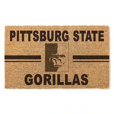 Pittsburg State Gorillas 18" x 30" Team Logo Doormat
