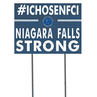 Niagara Falls Culinary Institute 18'' x 24'' I Chose Lawn Sign