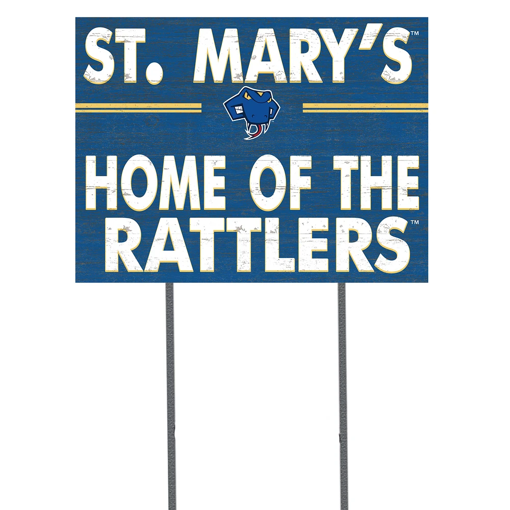 St. Mary's University Rattlers 18'' x 24'' I Chose Lawn Sign