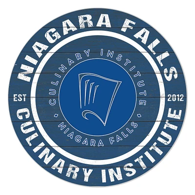 Niagara Falls Culinary Institute 20'' x 20'' Indoor/Outdoor Team Color Circle Sign
