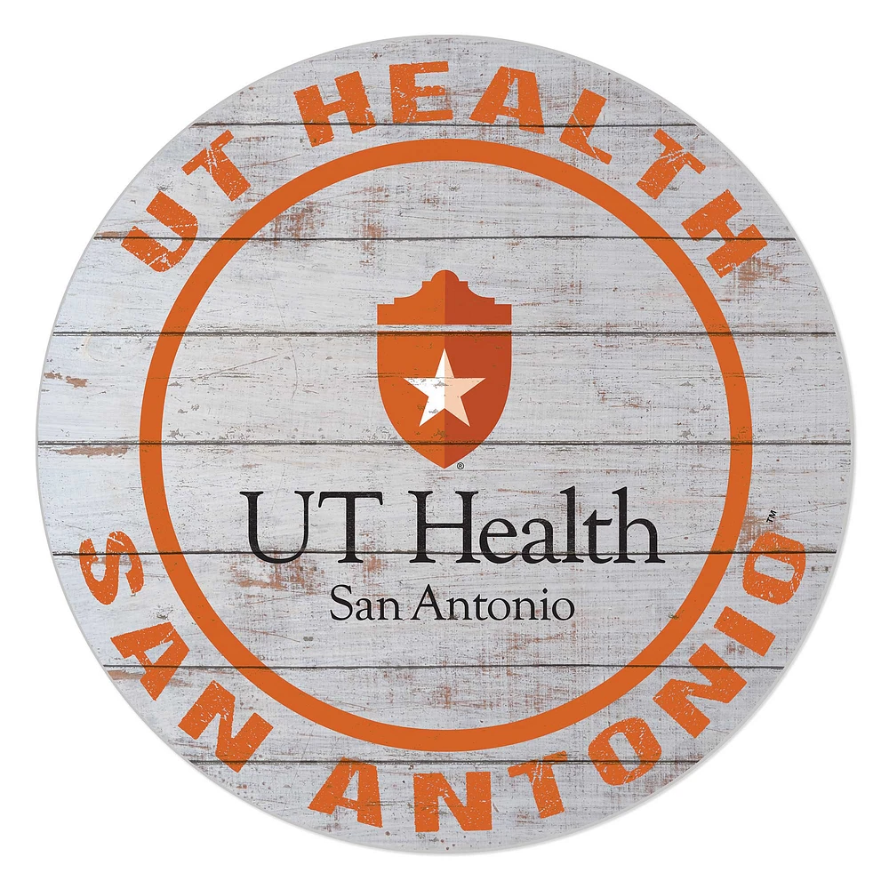 Texas Health San Antonio 20'' x 20'' Indoor/Outdoor Weathered Circle Sign