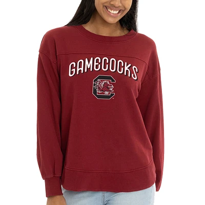 Women's Garnet South Carolina Gamecocks Yvette Pullover Sweatshirt