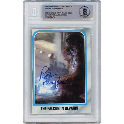 Peter Mayhew Star Wars Autographed 1980 Topps The Empire Strikes Back #168 BAS Authenticated Card - The Steve Grad Collection