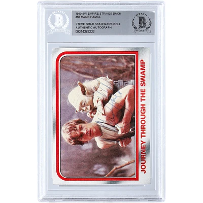 Mark Hamill The Empire Strikes Back Autographed 1980 Topps Empire Strikes Back #60 BGS Authenticated Card