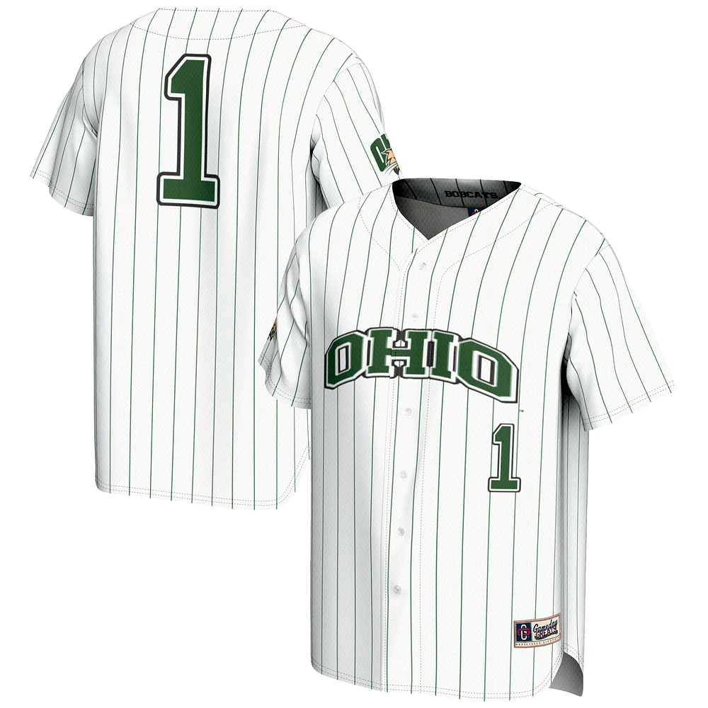 Men's GameDay Greats #1 Ohio Bobcats Lightweight Baseball Jersey