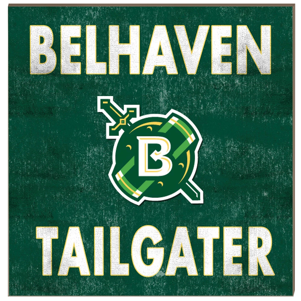 Belhaven Blazers 10" x 10" Team Color Tailgater Sign