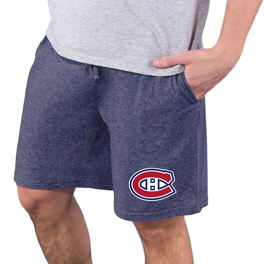 Men's Concepts Sport Navy Montreal Canadiens Quest Knit Jam Shorts