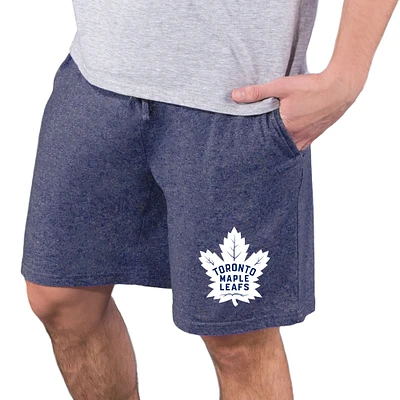 Men's Concepts Sport Navy Toronto Maple Leafs Quest Knit Jam Shorts