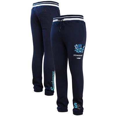 Men's Pro Standard Navy Spelman College Jaguars Homecoming Fleece Sweatpants