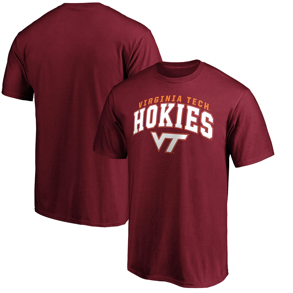 Men's Maroon Virginia Tech Hokies Steady T-Shirt