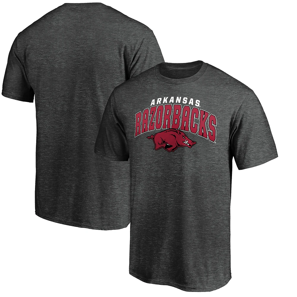 Men's Charcoal Arkansas Razorbacks Steady T-Shirt