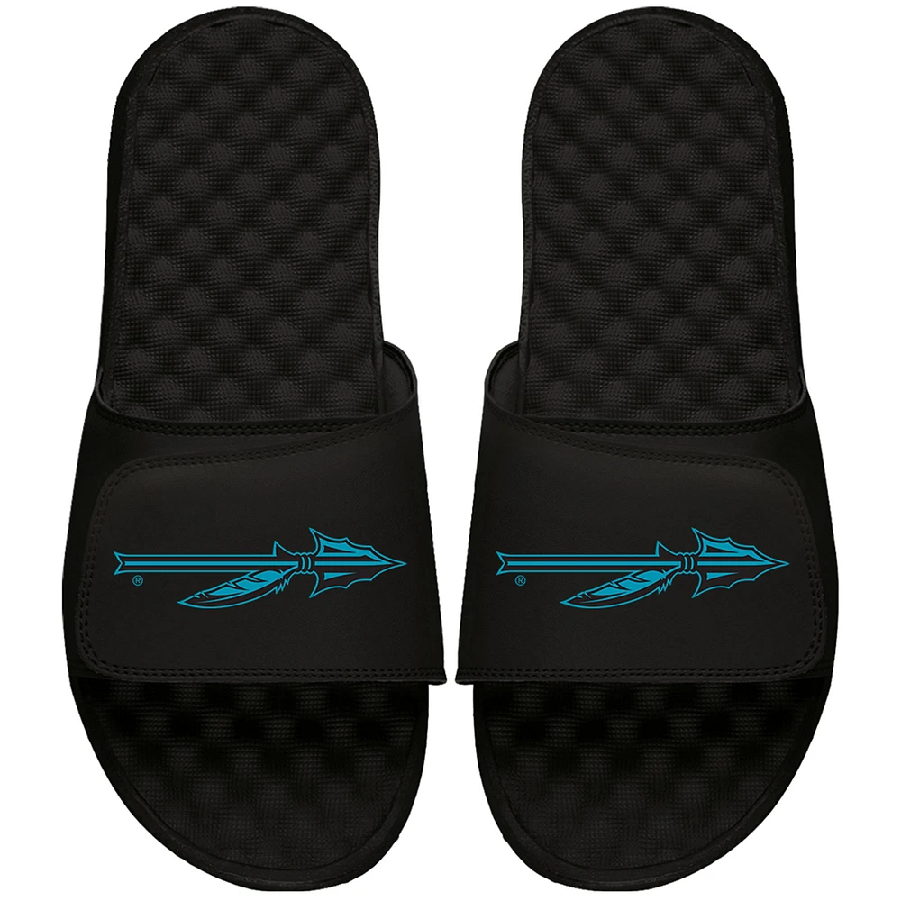 Youth ISlide Black Florida State Seminoles Heritage Spear Slide Sandals
