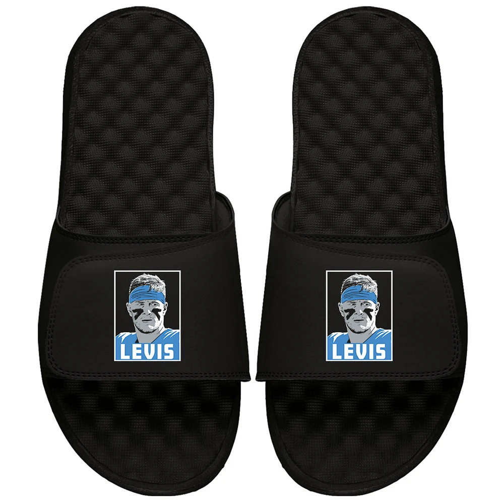 Youth ISlide x BreakingT Will Levis Black NFLPA Poster Slide Sandals