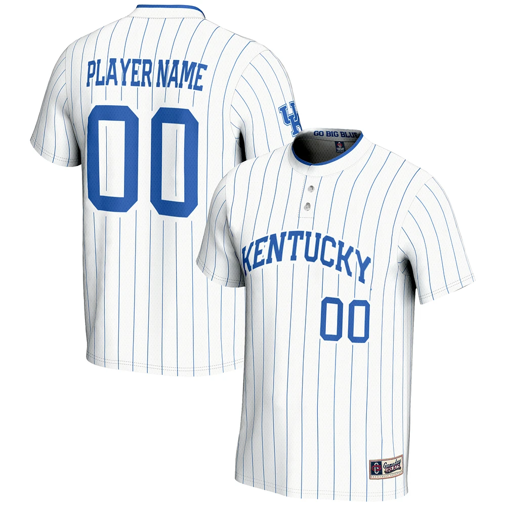 Youth GameDay Greats White Kentucky Wildcats NIL Pick-A-Player Lightweight Softball Jersey