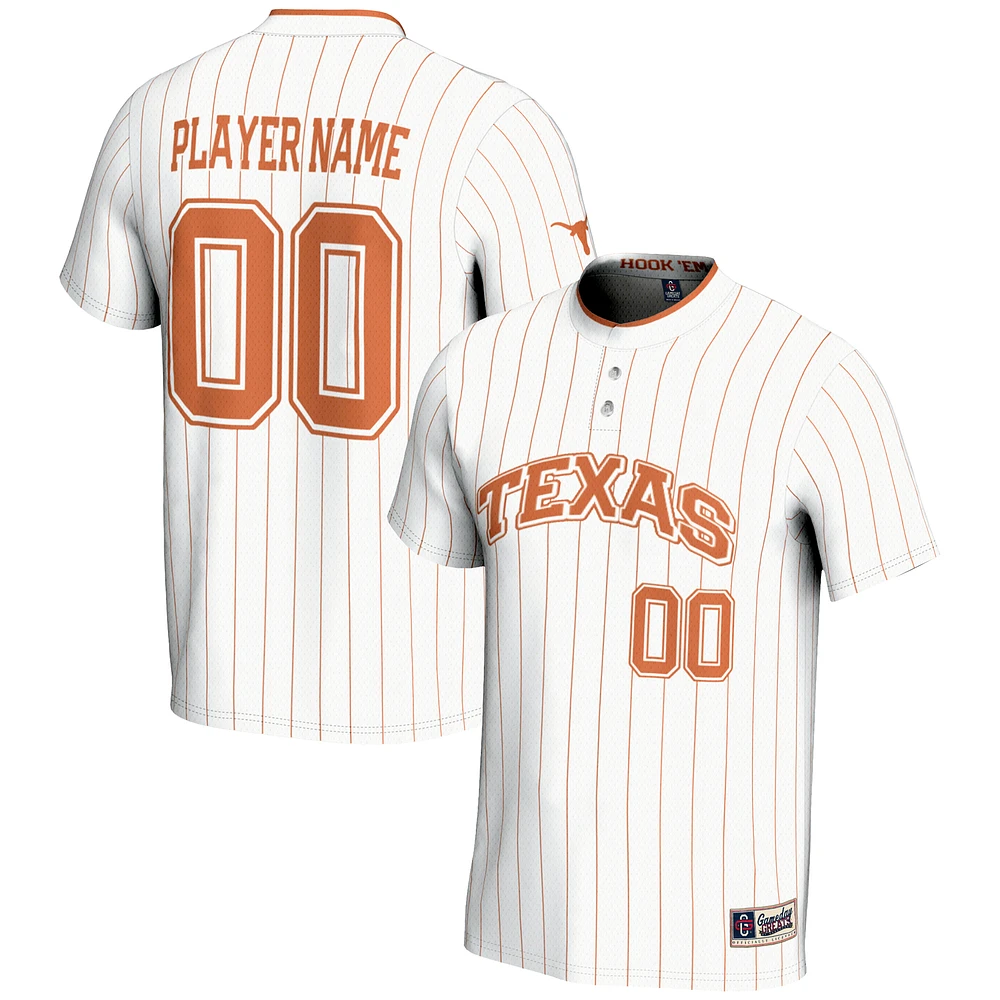 Youth GameDay Greats Texas Longhorns NIL Pick-A-Player Lightweight Softball Jersey