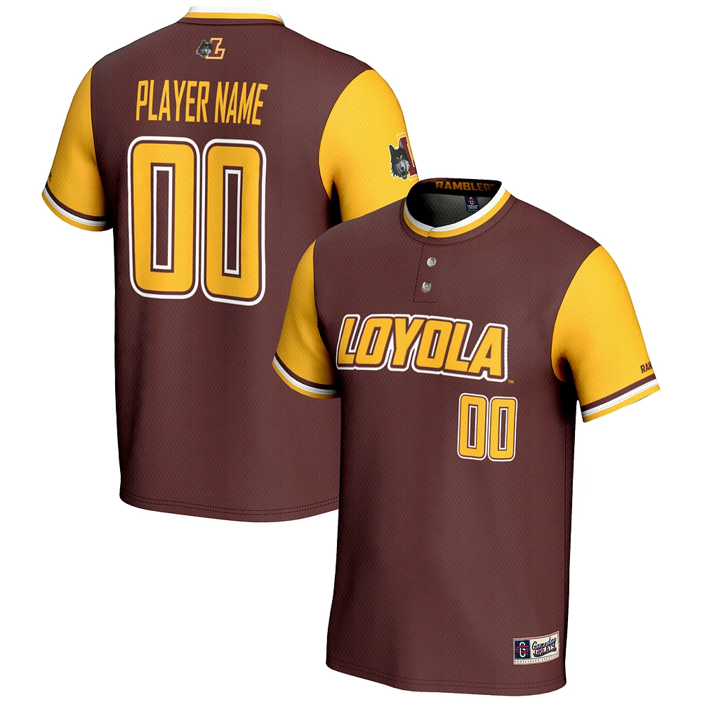 Youth GameDay Greats Maroon Loyola Chicago Ramblers NIL Pick-A-Player Lightweight Softball Jersey